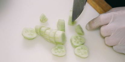 Шаг 3: гаспачо с сорбетом из томатов