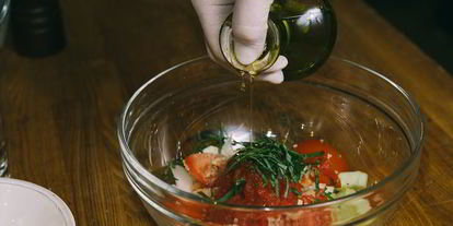 Шаг 7: гаспачо с сорбетом из томатов