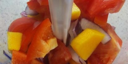 Шаг 1: гаспачо с тыквой