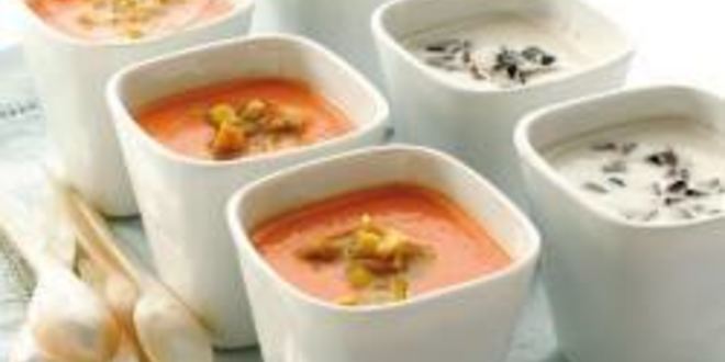 Рецепт Испанского гаспачо с оливками