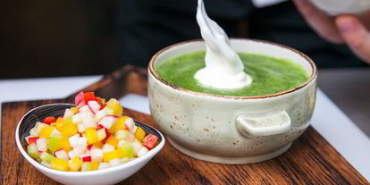 Шаг 5: огуречно-перечного гаспачо