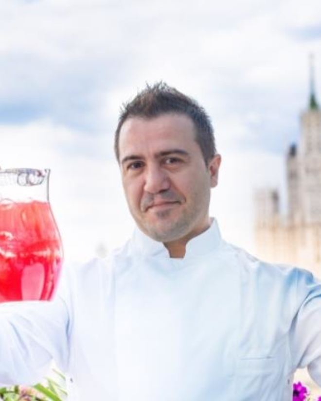 Рецепт томатного гаспачо и тартар из тигровых креветок