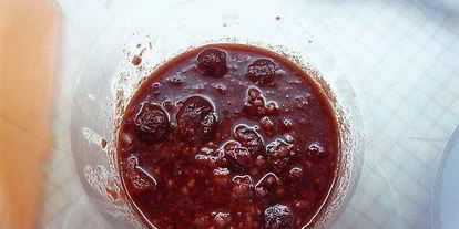 Шаг 1: вишнева-малинового гаспачо