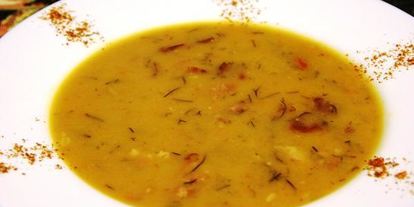 Шаг 10: горохового крема-супа на копченных ребрышках