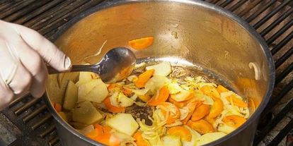 Шаг 5: горохового крема-супа со сливками