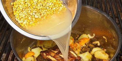 Шаг 7: горохового крема-супа со сливками