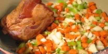 Шаг 3: горохового супа из свиной рульки