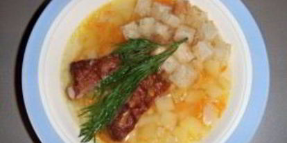 Шаг 6: горохового супа на копченых ребрышках