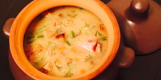 Рецепт горохового супа на свиных ребрах