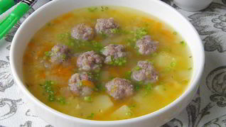 Рецепт Горохового супа с фаршем