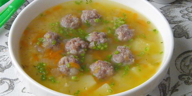 Рецепт горохового супа с фаршем