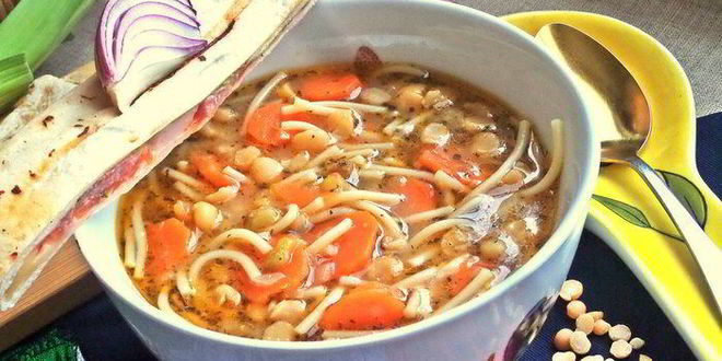 Рецепт горохового супа с итальянским акцентом