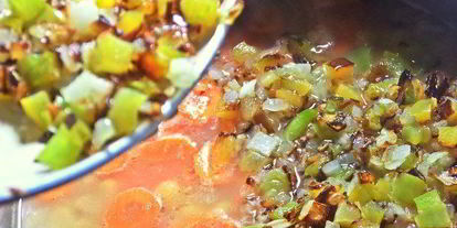 Шаг 6: горохового супа с итальянским акцентом