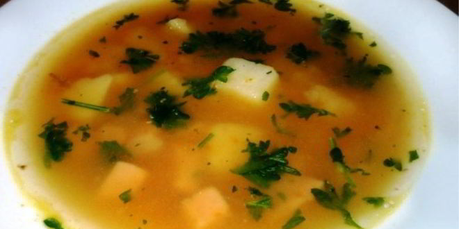 Рецепт горохового супа с колбасой в мультиварке