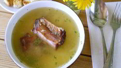 Рецепт Горохового супа с копченостями в мультиварке