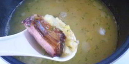 Шаг 7: горохового супа с копченостями в мультиварке