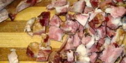 Шаг 2: горохового супа с копчеными ребрами