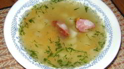 Рецепт Горохового супа с копчеными ребрышками в мультиварке