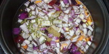 Шаг 6: горохового супа с курицей в мультиварке