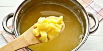 Шаг 5: горохового супа с курицей