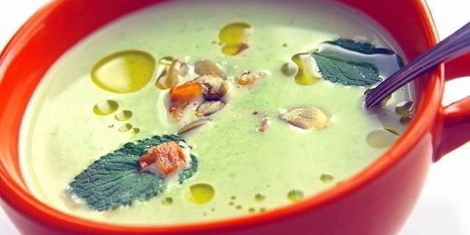 Рецепт горохового супа с мятой