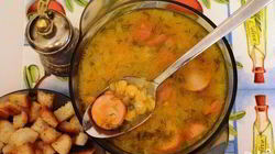 Рецепт Горохового супа с сардельками