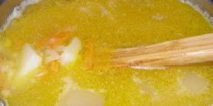 Шаг 3: горохового супа с сельдереем