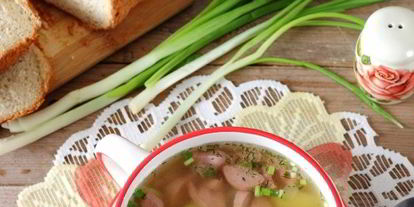 Шаг 11: горохового супа с сосисками