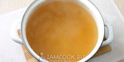 Шаг 4: горохового супа с сосисками