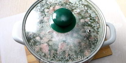 Шаг 9: горохового супа с сосисками