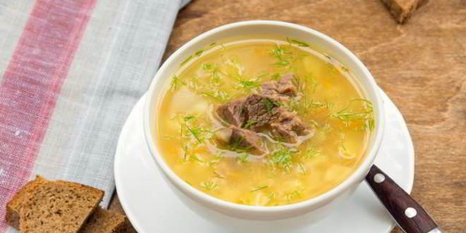 Рецепт горохового супа с тминома и сельдереема