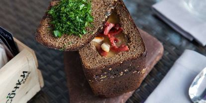 Шаг 15: горохового супа в хлебе