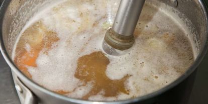 Шаг 8: горохового супа в хлебе