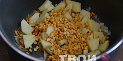 Шаг 3: горохового супа в мультиварке