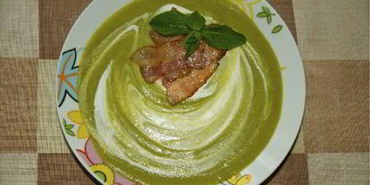 Шаг 5: мятна-горохового крем-суп