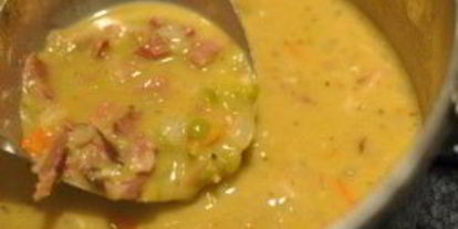 Шаг 4: простого горохового супа с копченостями