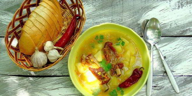 Рецепт пряного горохового супа