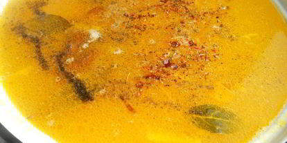 Шаг 5: супа горохового с копченой курицей