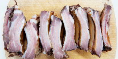 Шаг 1: супа горохового с копченостями и горчицей