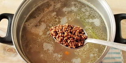 Шаг 5: гречневого супа с мясом