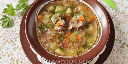 Шаг 7: гречневого супа с мясом