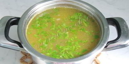 Шаг 10: грибного супа из лисичек и чечевицы