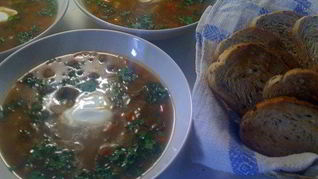 Рецепт Грибного супа с перловкой