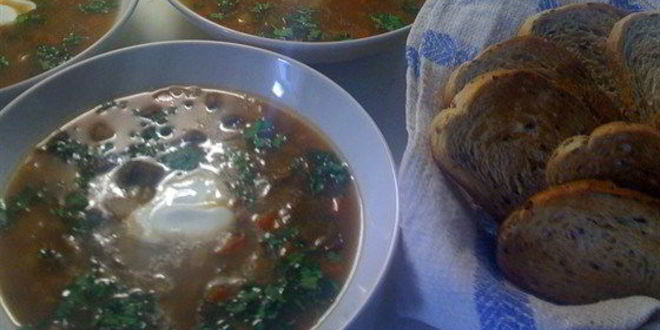 Рецепт Грибного супа с перловкой