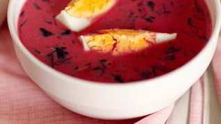 Рецепт Хладника литовского — холодного супа из свеклы