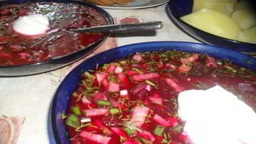 Рецепт Холодника из консервированной свеклы