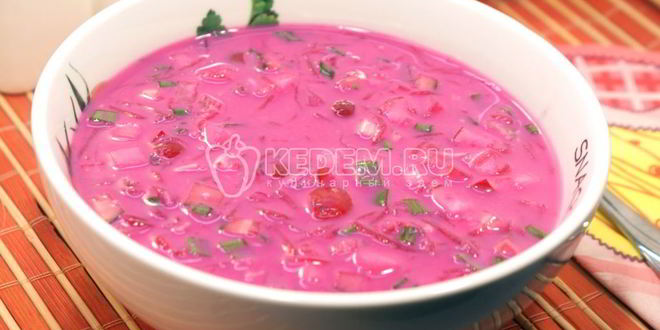 Рецепт холодника из свеклы