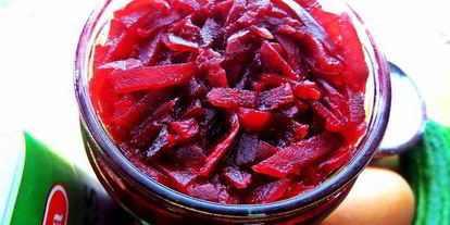 Шаг 1: холодника на кефире с маринованной свеклой