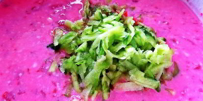 Шаг 5: холодника на кефире с маринованной свеклой