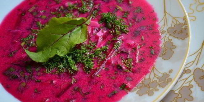 Рецепт холодника с ботвой